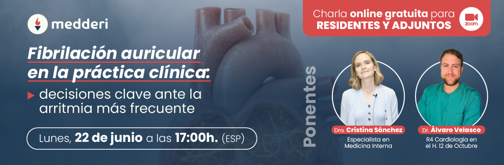 Fibrilación auricular en la práctica clínica: decisiones clave ante la arritmia más frecuente (Charla online)