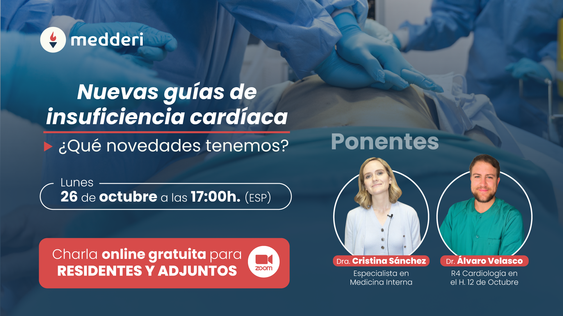 Nuevas guías de insuficiencia cardíaca. ¿Qué novedades tenemos? (Charla online)