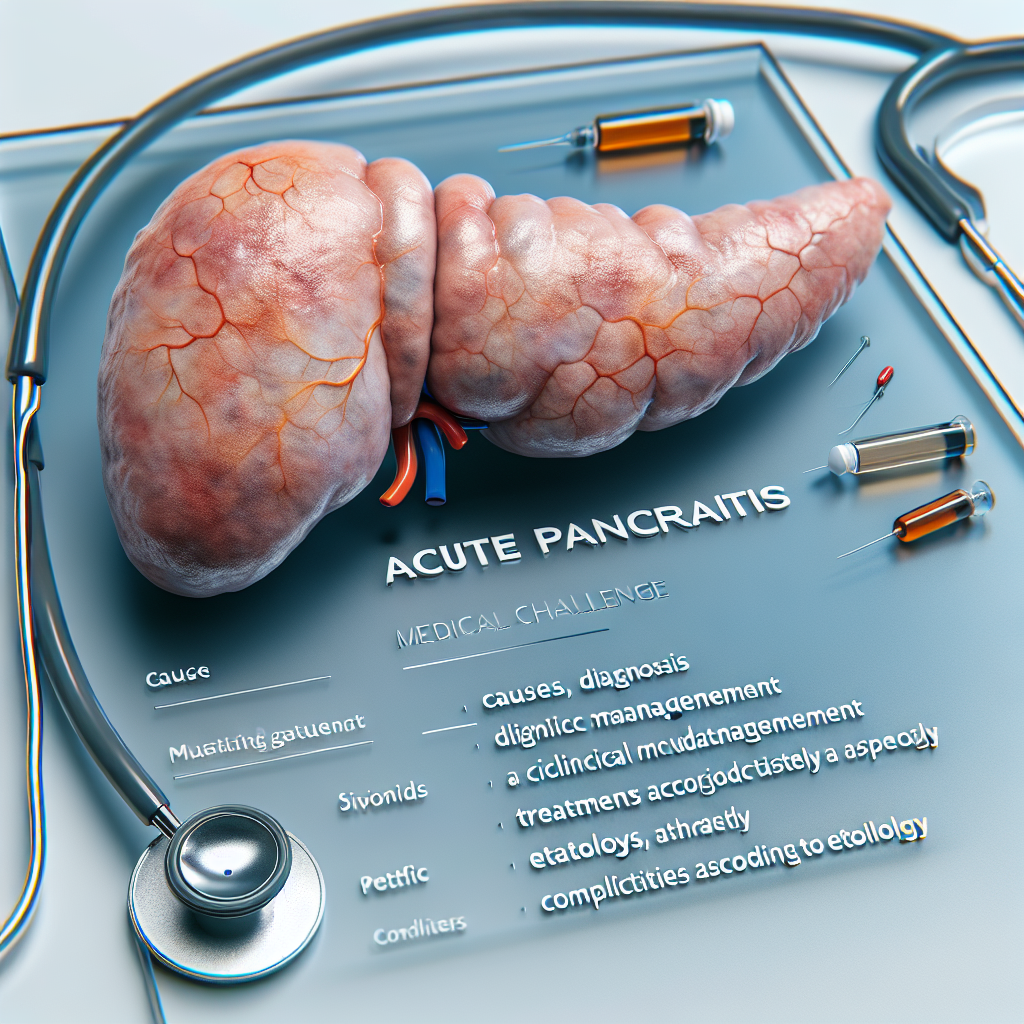 Pancreatitis (2): Diagnóstico y escalas de valoración de gravedad