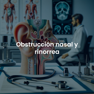 Obstrucción nasal y Rinorrea