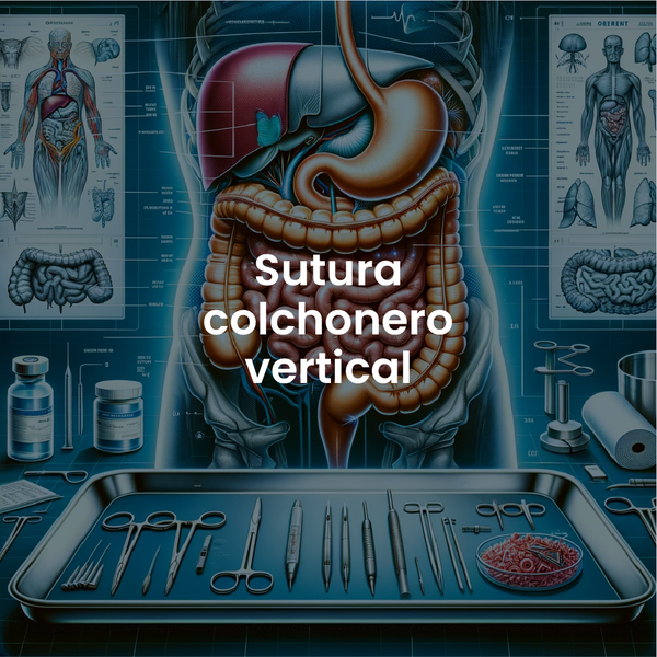 Sutura colchonero Vertical