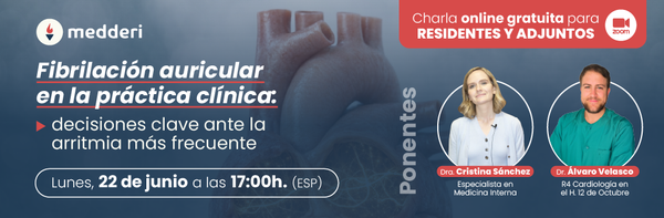 Fibrilación auricular en la práctica clínica: decisiones clave ante la arritmia más frecuente (Charla online)