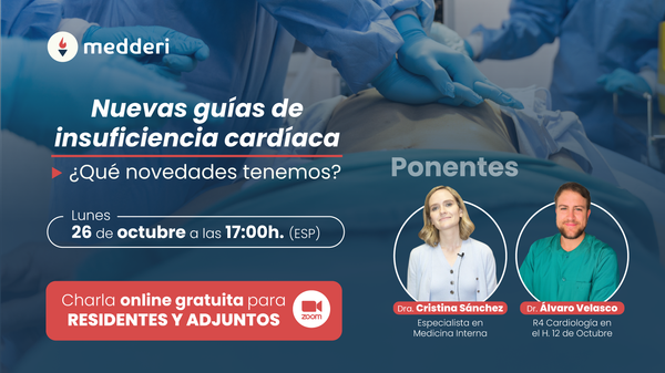 Nuevas guías de insuficiencia cardíaca. ¿Qué novedades tenemos? (Charla online)